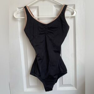 Black dance leotard